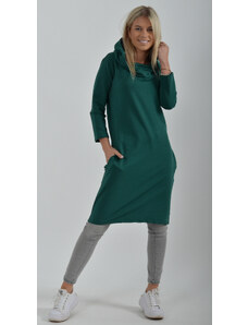 Enjoy Style Zelené mikinové šaty ES1867