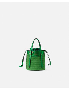 CUOIERIA FIORENTINA Kabelka Bucket bag Amber | zelená