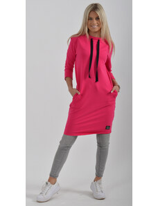 Enjoy Style Růžové mikinové šaty ES1918