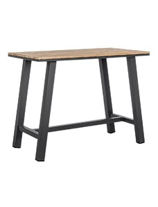 Černý hliníkový zahradní barový stůl Bizzotto Skipper 131 x 73 cm