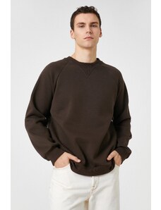 Koton Men's Brown Sweatshirt