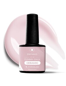 ENII NAILS Gummy Base Ceramic 7 Porcelain - gumová báze na nehty 10 ml