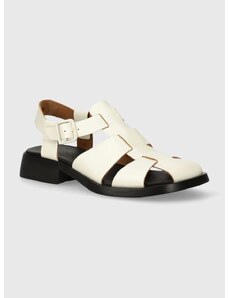 Kožené sandály Camper Dana dámské, bílá barva, K201489.006