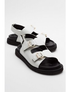 LuviShoes HERMOSA White Women's Sandals