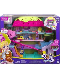 Mattel Polly Pocket Pollyville Tierparty Baumhaus