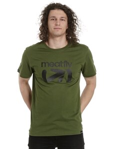 Pánské tričko Meatfly Podium zelená