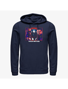Pánská mikina Merch Marvel The Falcon and the Winter Soldier - Falcon Winter Soldier Group Unisex Hoodie Navy Blue