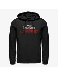 Pánská mikina Merch Marvel Doctor Strange in the Multiverse of Madness - Doctor Strange Rendered Logo Unisex Hoodie Black