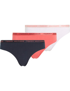 Tommy Hilfiger 3 PACK - dámská tanga UW0UW04889-0V5 S