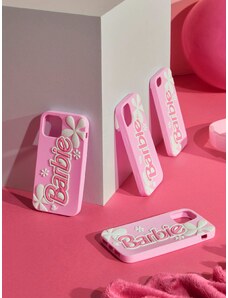 Sinsay - Pouzdro na iPhone 12 a 12 Pro Barbie - pastelová růžová