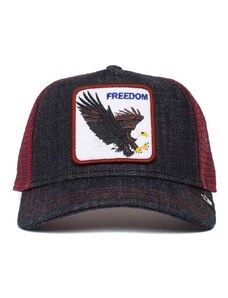 Čepice Goorin Bros The Freedom Eagle tmavomodrá barva, s aplikací, 101-0384