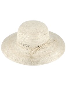 Luxusní dámský letní panamský klobouk s širší krempou a kulatou korunou - Panama - Fiebig