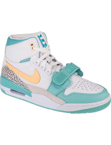 BÍLO-MINTOVÉ KOTNÍKOVÉ TENISKY NIKE AIR JORDAN LEGACY 312 Tyrkysová