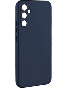 Zadní pogumovaný kryt FIXED Story pro Samsung Galaxy A34 5G, modrý