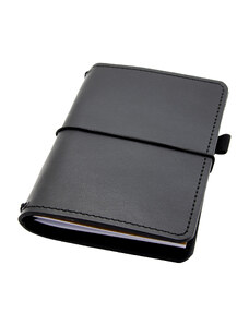 TlustyLeatherWorks Prémiový kožený zápisník AGNES ve stylu Midori vel.: MINI (90x140mm)