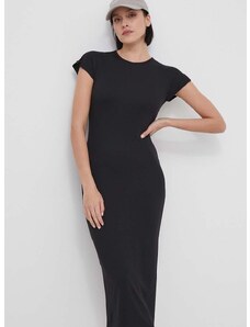 Šaty Calvin Klein černá barva, midi, K20K206537