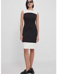 Šaty Calvin Klein černá barva, mini, K20K207029