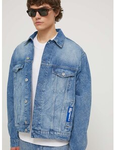 Džínová bunda Karl Lagerfeld Jeans pánská, přechodná, oversize
