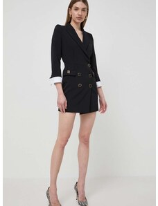 Šaty Elisabetta Franchi černá barva, mini, ABT1041E2