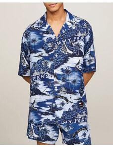 TOMMY JEANS TJM AO HAWAIIAN CAMP SHIRT EXT