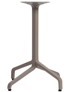 Nardi Šedohnědá hliníková stolová podnož Frasca Mini 72 cm