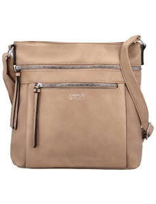 Coveri World Dámská crossbody kabelka taupe - Coveri Daleina taupe