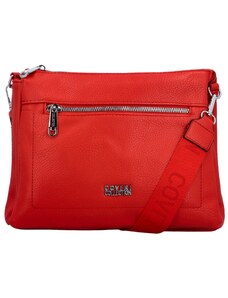 Coveri World Dámská crossbody kabelka červená - Coveri Elisabet červená