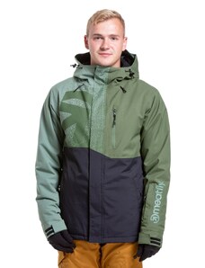 Meatfly pánská SNB & SKI bunda Manifold Bronze Green/Black | Zelená