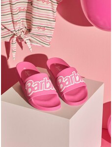 Sinsay - Pantofle Barbie - sytě růžová