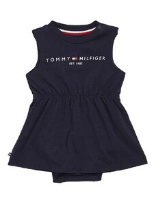 Kojenecká sukýnka Tommy Hilfiger tmavomodrá barva, mini, áčková