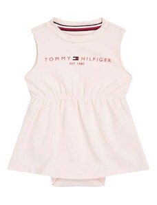Kojenecká sukýnka Tommy Hilfiger růžová barva, mini, áčková