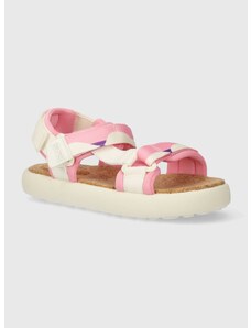 Dětské sandály Camper růžová barva