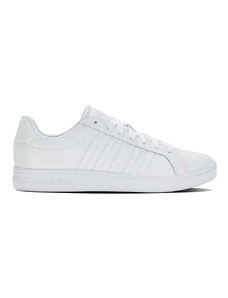 Kožené sneakers boty K-Swiss COURT TIEBREAK bílá barva, 07011.154.M