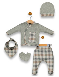 TrendUpcz Dárek pro novorozence K6127, šedá | Oblečení pro miminka