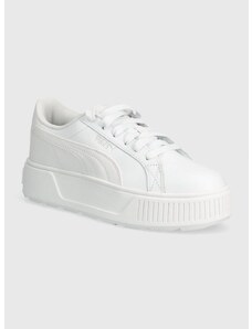Kožené sneakers boty Puma Karmen L bílá barva, 384615