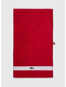 Bavlněný ručník Lacoste L Casual Rouge 55 x 100 cm