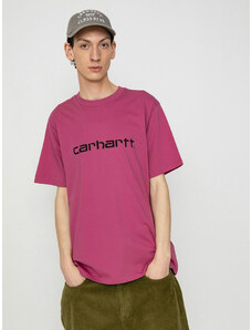 Carhartt WIP Script (magenta/black)růžová