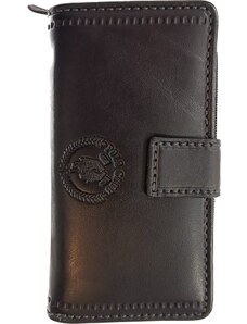 Dámská kožená peněženka Harvey Miller - černá