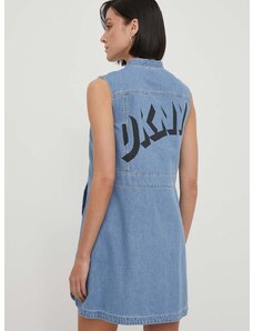 Džínové šaty Dkny mini, D2A4BX52