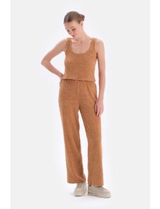 Dagi Camel Chenille Trousers