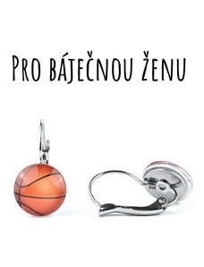Laboka Basketbalový míč visací náušnice