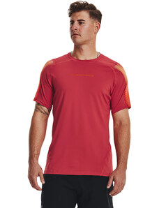 Pánské tričko Under Armour Hg Armour Nov Fitted Ss Red