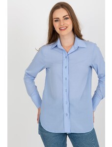 Lakerta Světle modrá asymetrická klasická košile