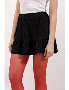 Bigdart 1884 Knitted Mini Skirt - Black