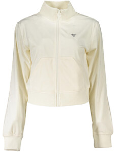 GUESS JEANS WOMEN&NO39,S ZIP SWEATSHIRT WHITE