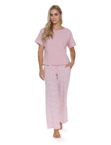 DN Nightwear Dámské pyžamo Daisy růžové