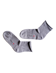 Ovecha Ponožky s jemným sevřením lemu "Roll-top", tm. šedá, vel. 27-28