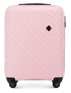 Kabinový kufr Wittchen, světle růžová, ABS
