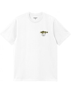 TRIKO CARHARTT WIP Fish S/S - bíá -