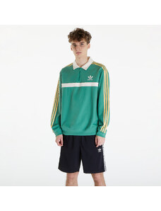 adidas Originals Pánská mikina adidas Collared Sweatshirt Preloved Green